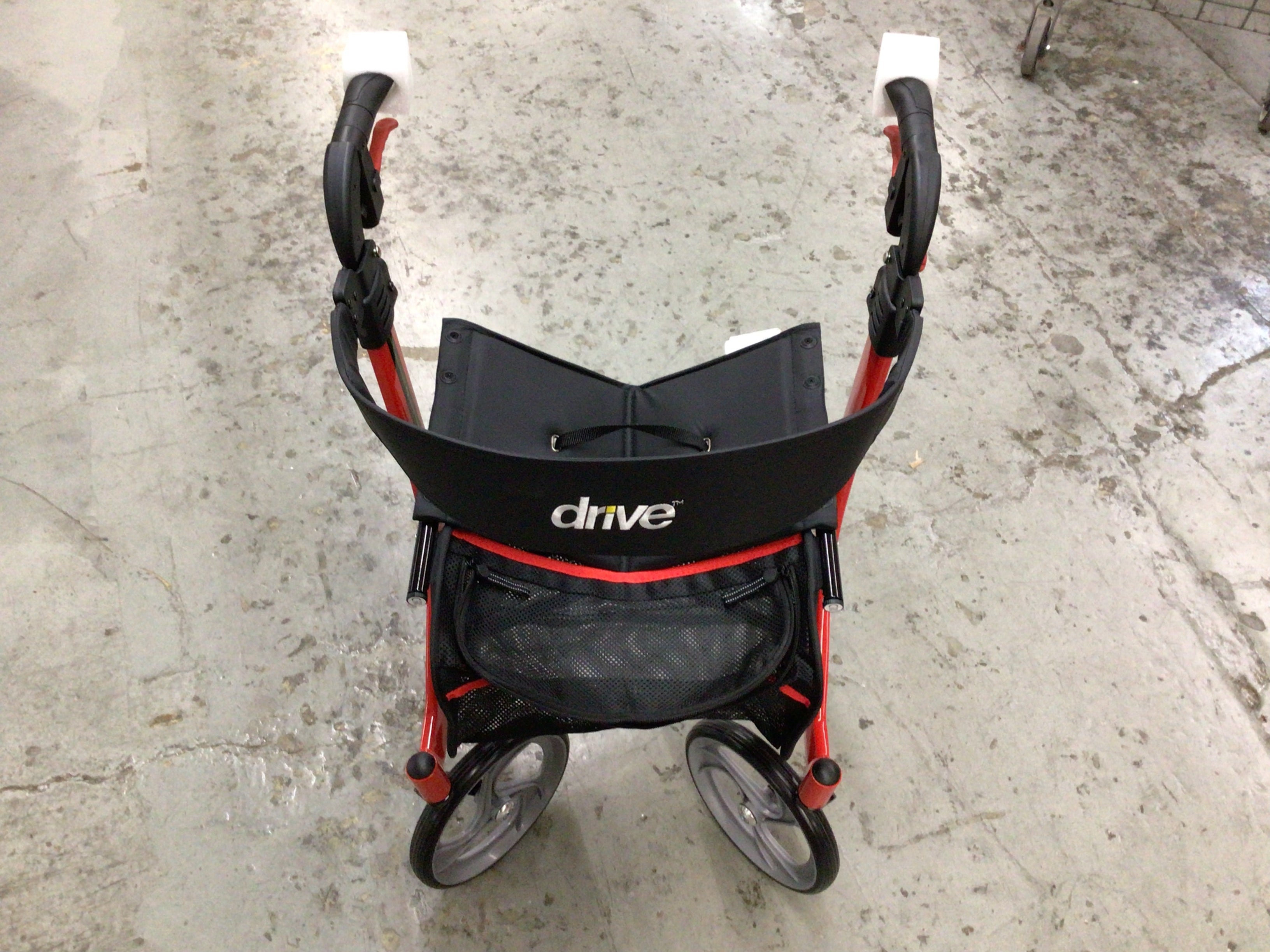 Drive Medical Nitro Rollator - Red (RTL10266) **OPEN BOX** (8096467615982)
